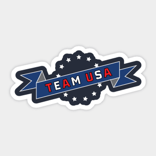 Team USA Stars and Stripes Sticker